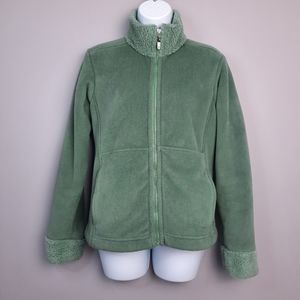Patagonia Synchilla Women's Vintage Windzone Jacket in Dark Celadon size Small